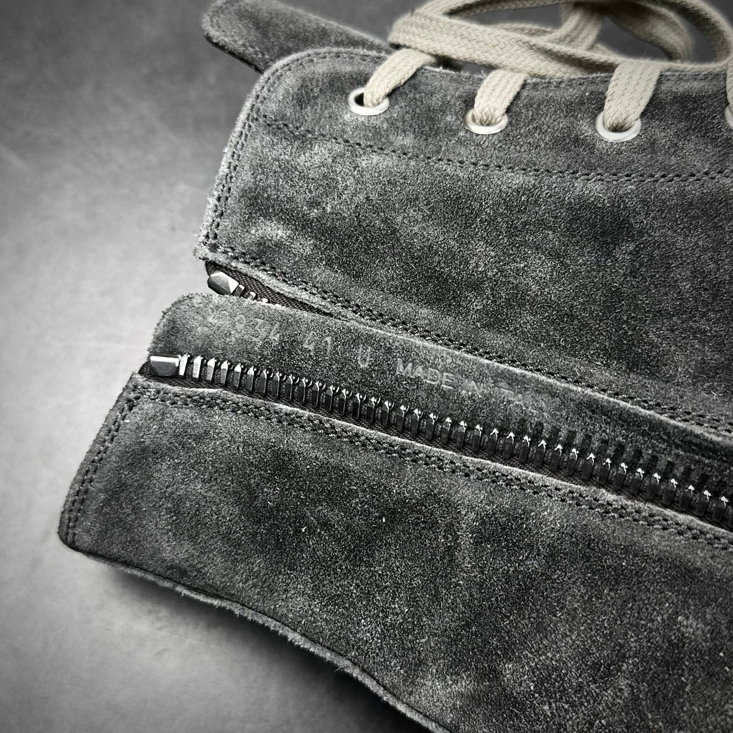 Rick Owens Suede Mainline Ramones