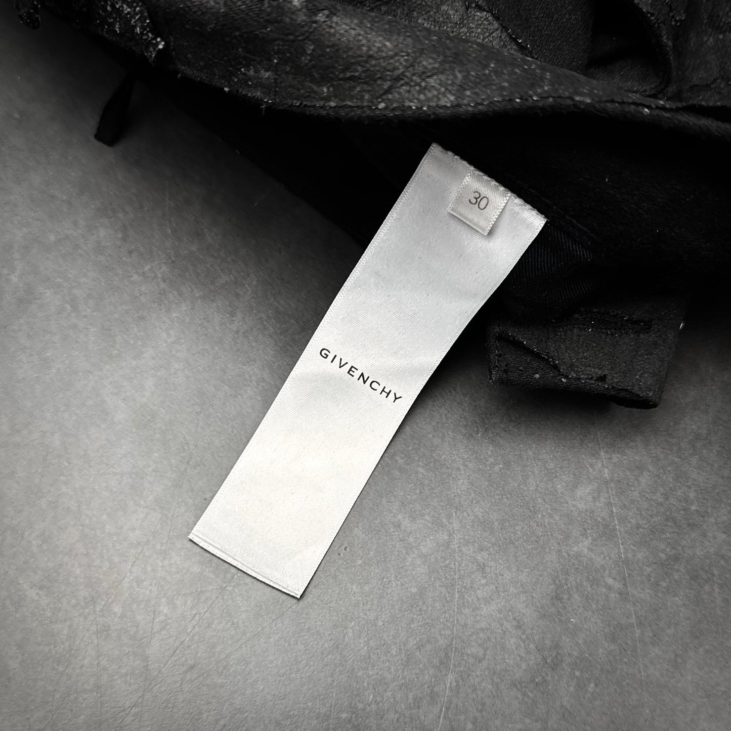 Givenchy Cracked Wax Denim