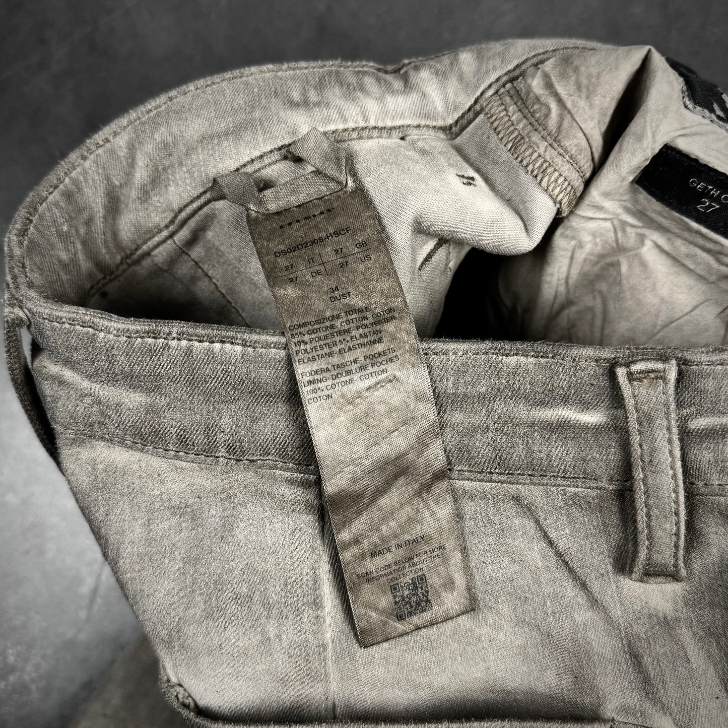 Rick Owens „Foiled Dust“ Geth Cut F/W24 PORTERVILLE