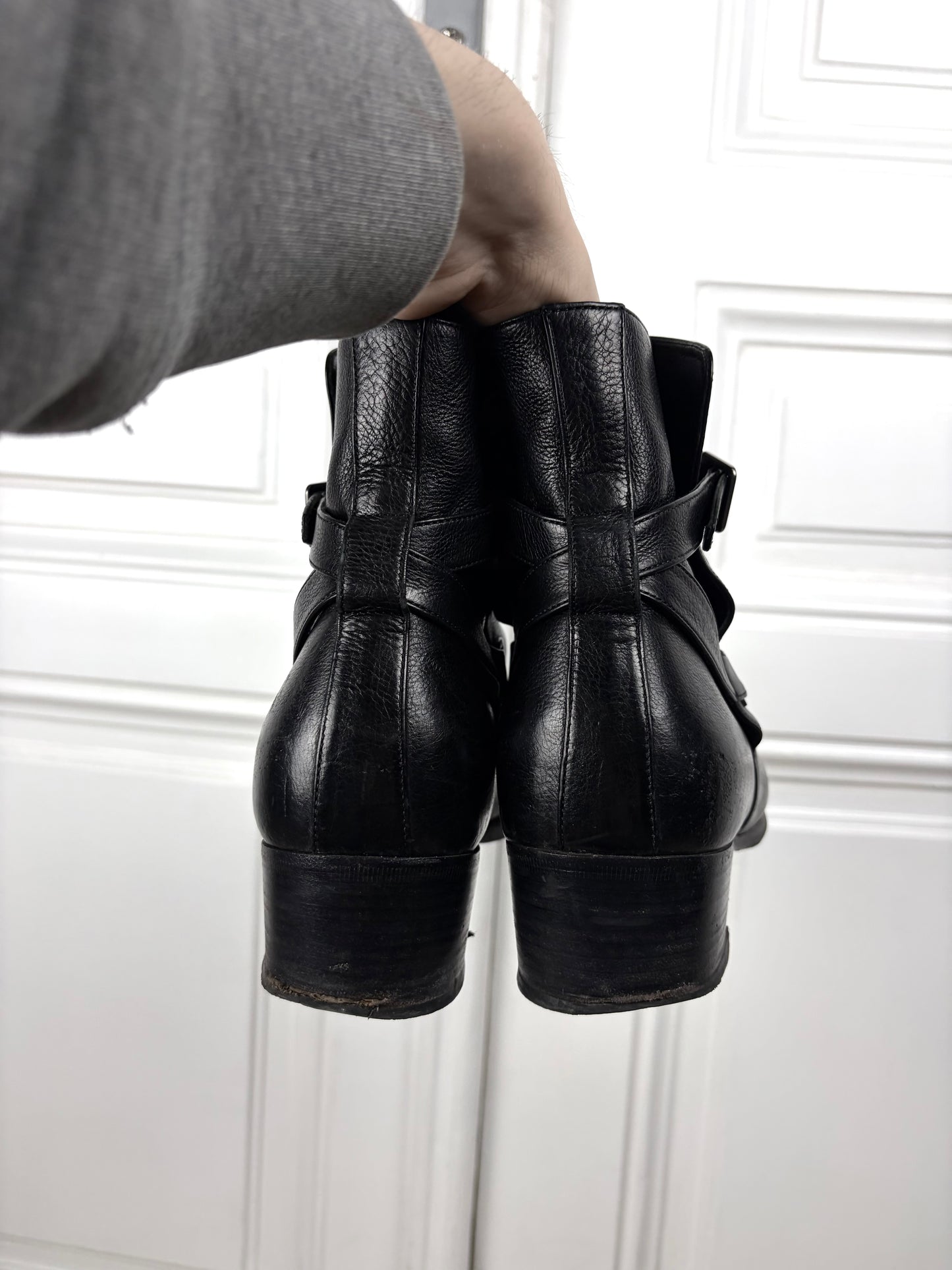 Saint Laurent Buckle Boots