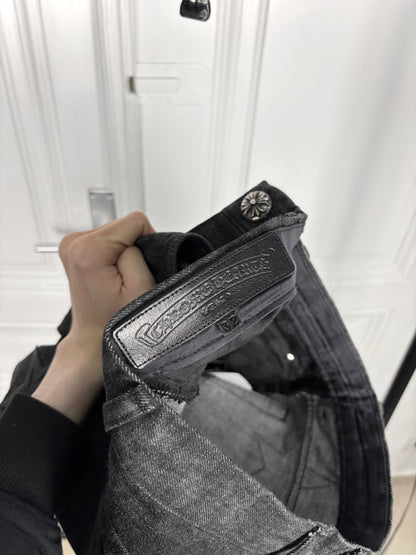 chrome hearts le fleur star patch denim