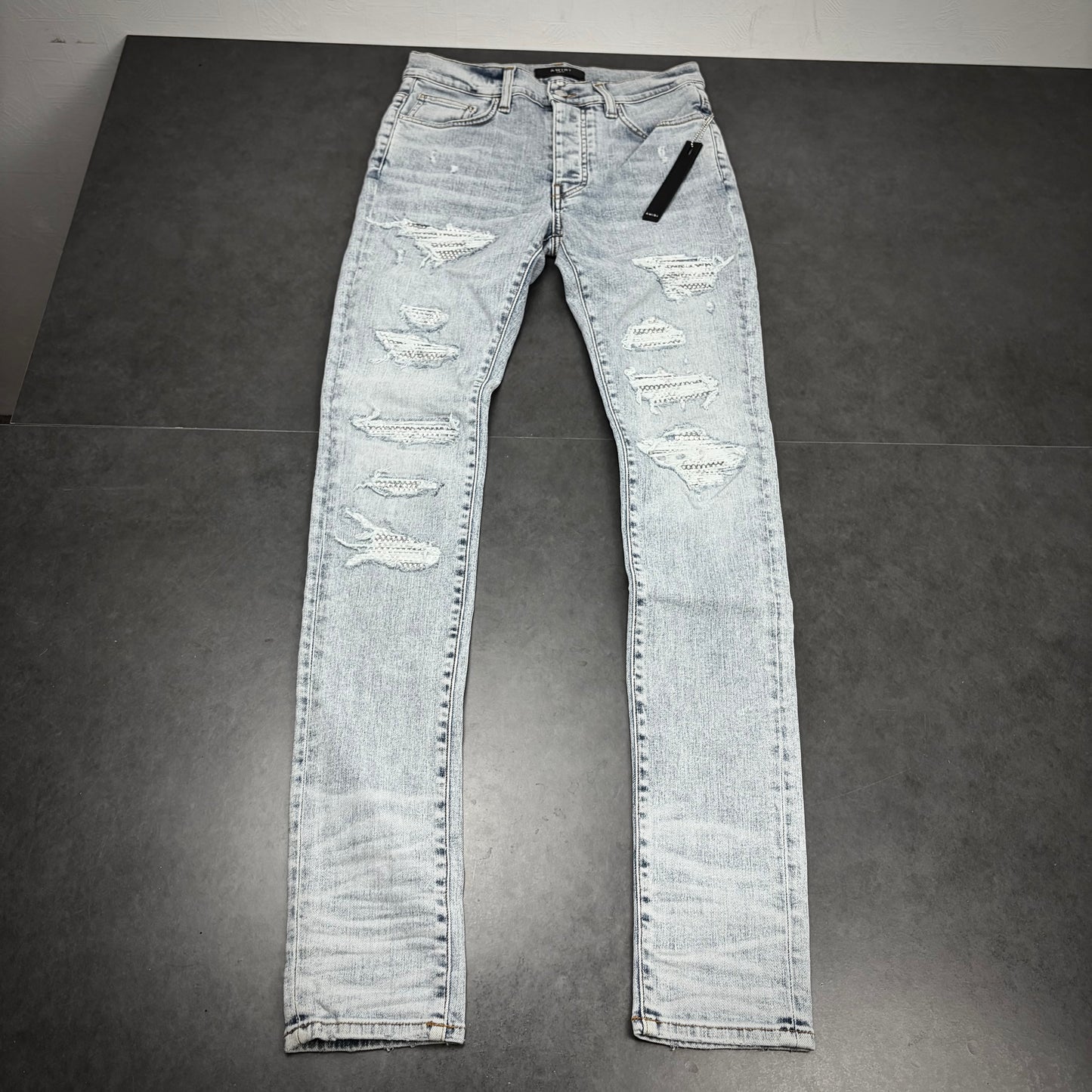Amiri x Swarovski Denim