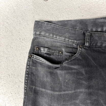 Saint Laurent 2018 D02 Distressed Denim