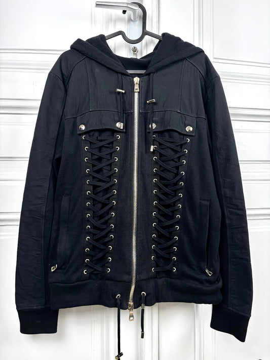 Balmain Lace Zip-Jacket
