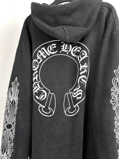Chrome Hearts Horseshoe Floral Zip Zoodie