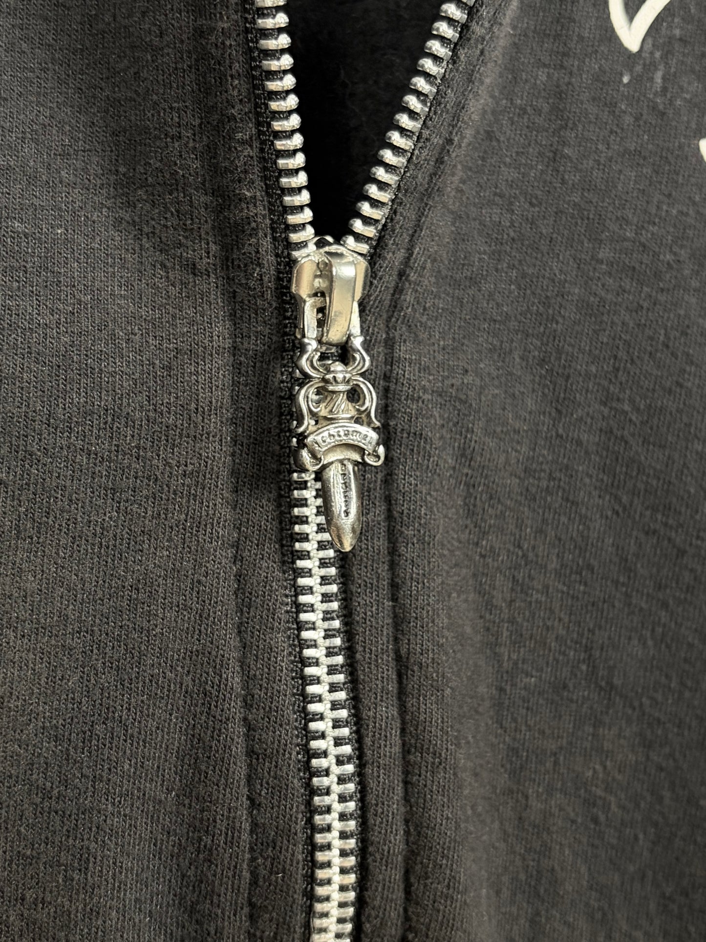 Chrome Hearts Plus Cross Dagger Zip Hoodie
