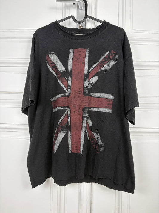 2000s vintage UK Flag tshirt