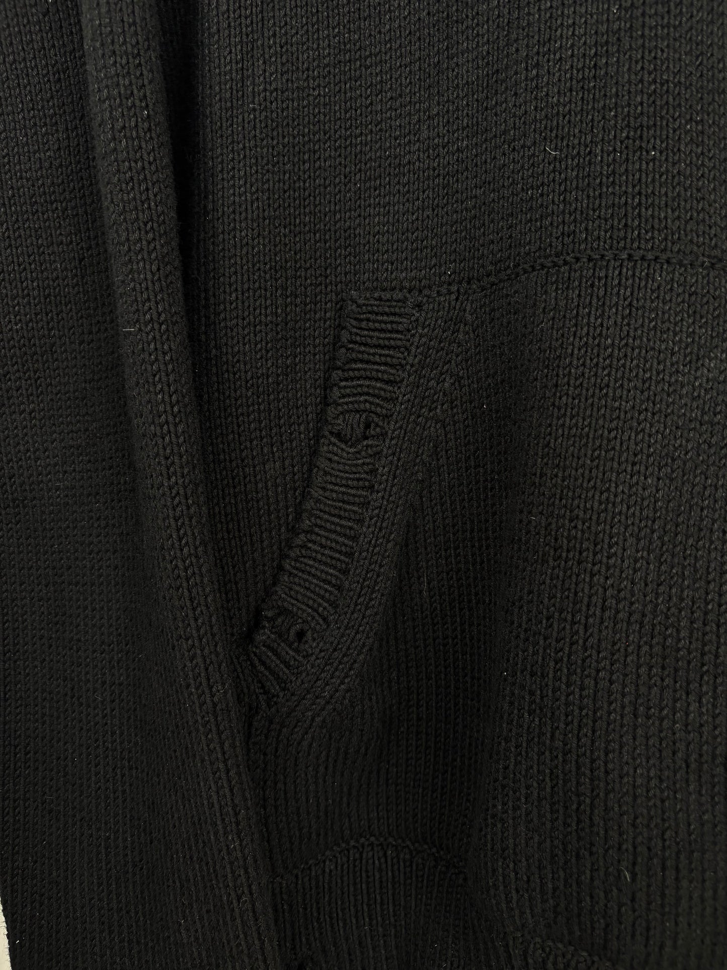 Saint Laurent Distressed Knit Hoodie