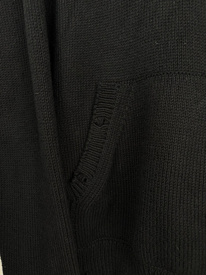 Saint Laurent Distressed Knit Hoodie