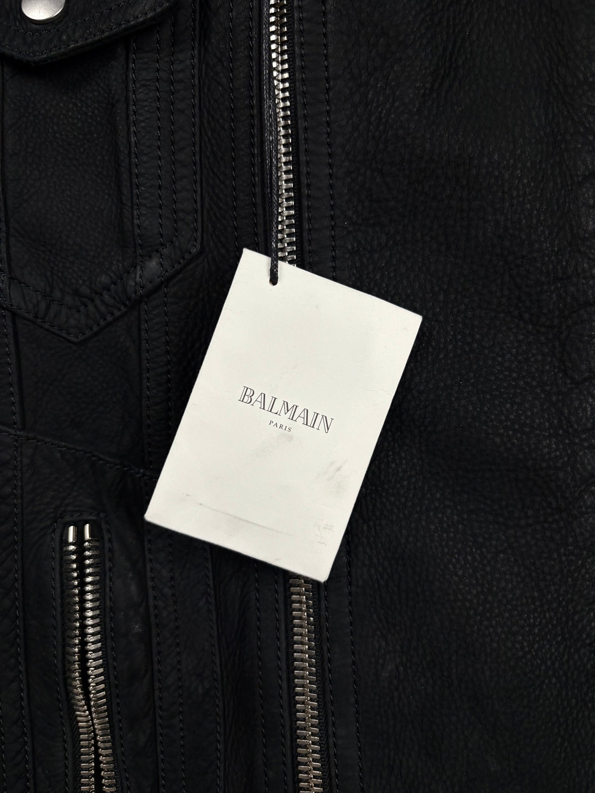 Balmain by Olivier Rousteing Multi Zip Biker Jacket