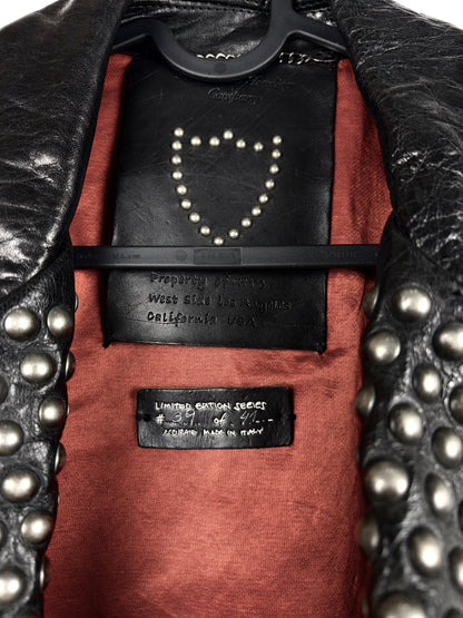 Hollywood trading company Studded Leather Jacket
