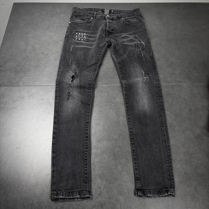 Philipp plein skull patch denim