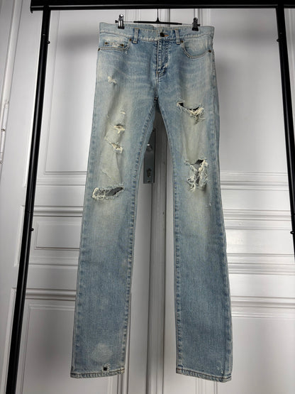 Saint Laurent 2016 Crash Denim