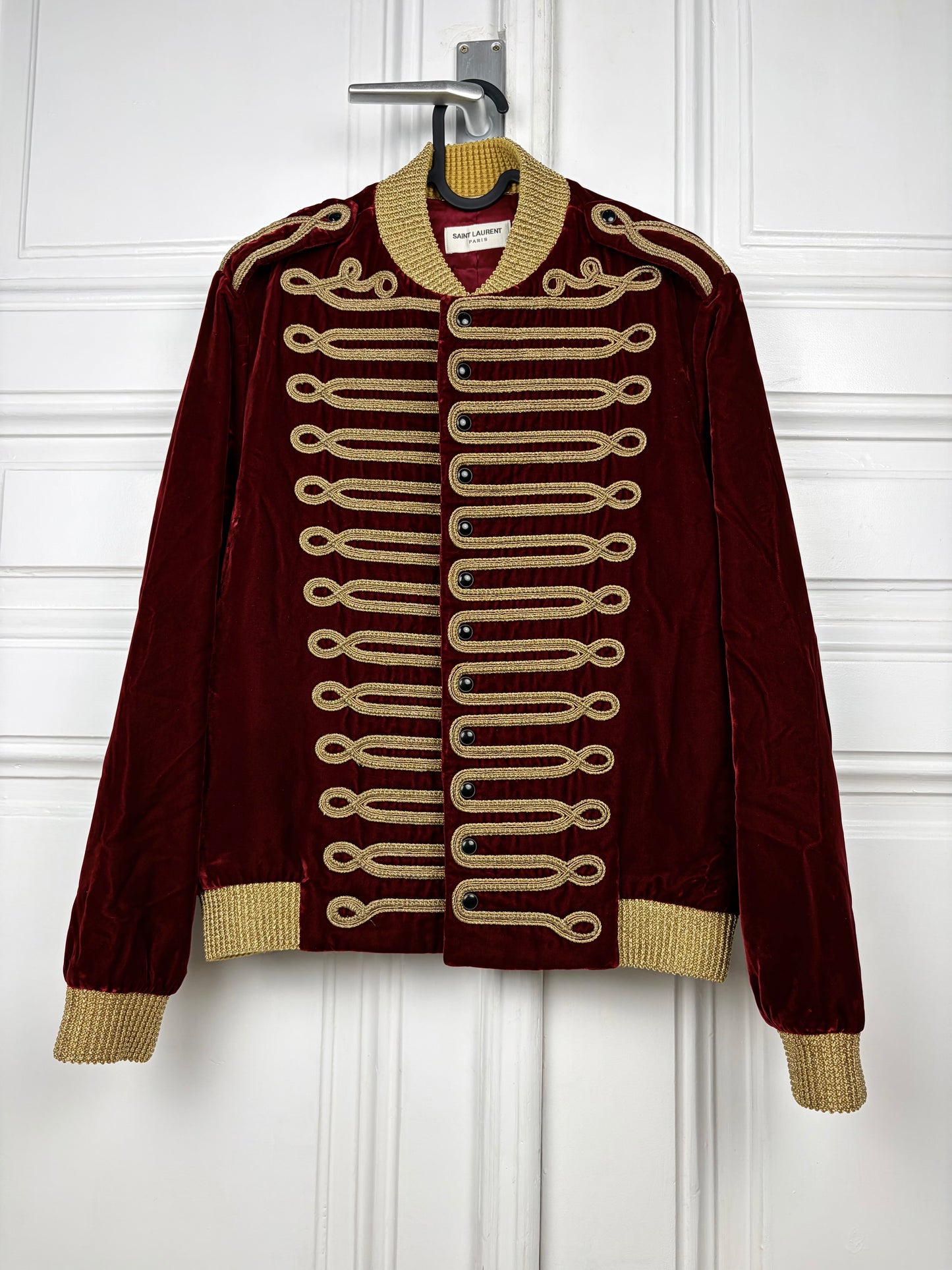 Saint Laurent 2018 Velvet Officer Jacket