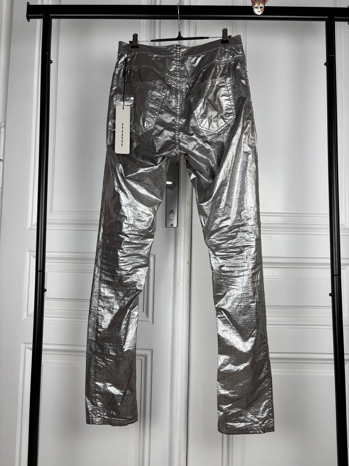 Rick Owens Sample Olmar & Mirta Silver Tyrone Cut Pants