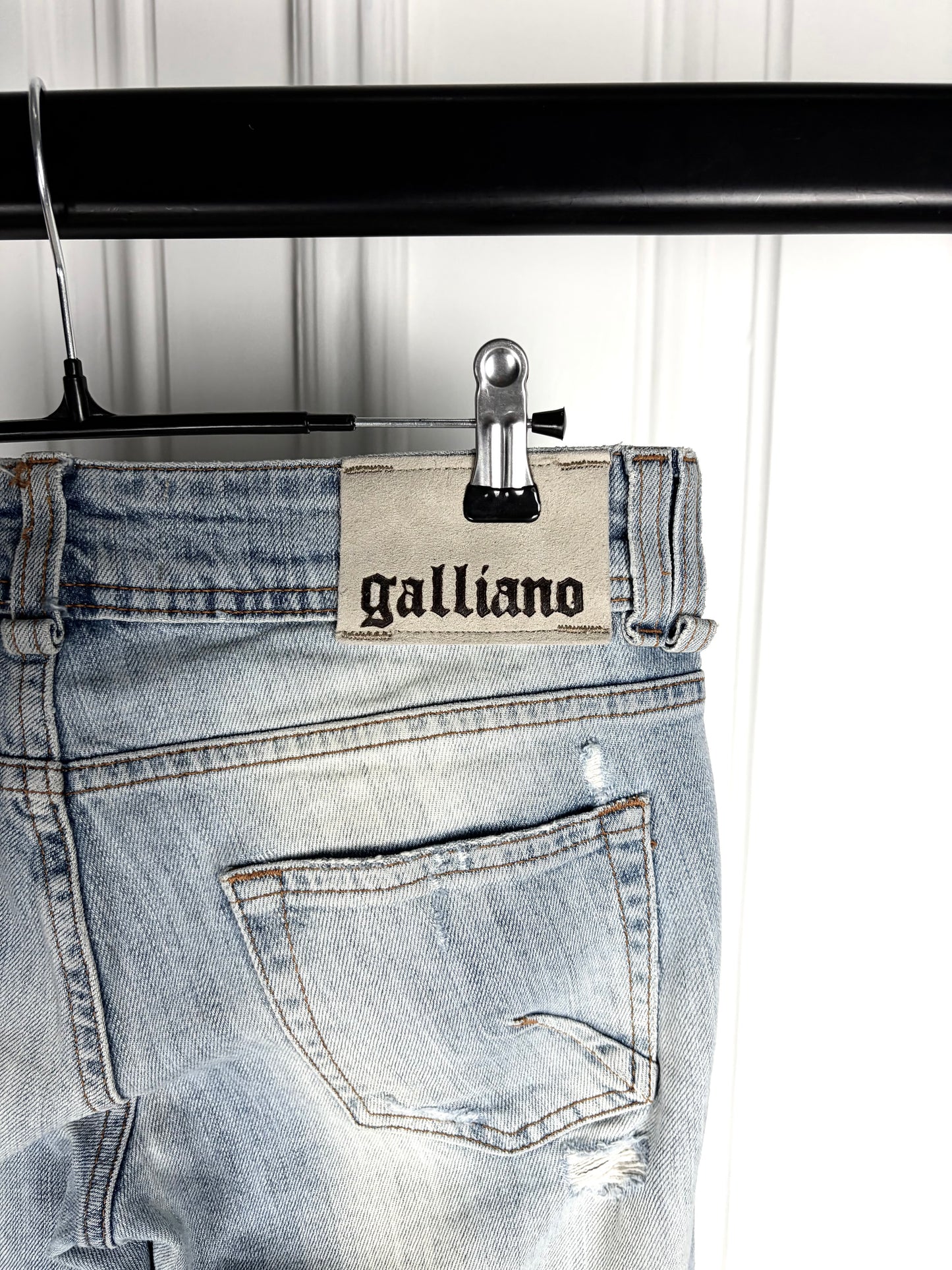 Galliano Distressed Doll Denim