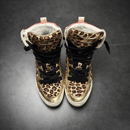 Dsquared Leopard Studded Sneaker