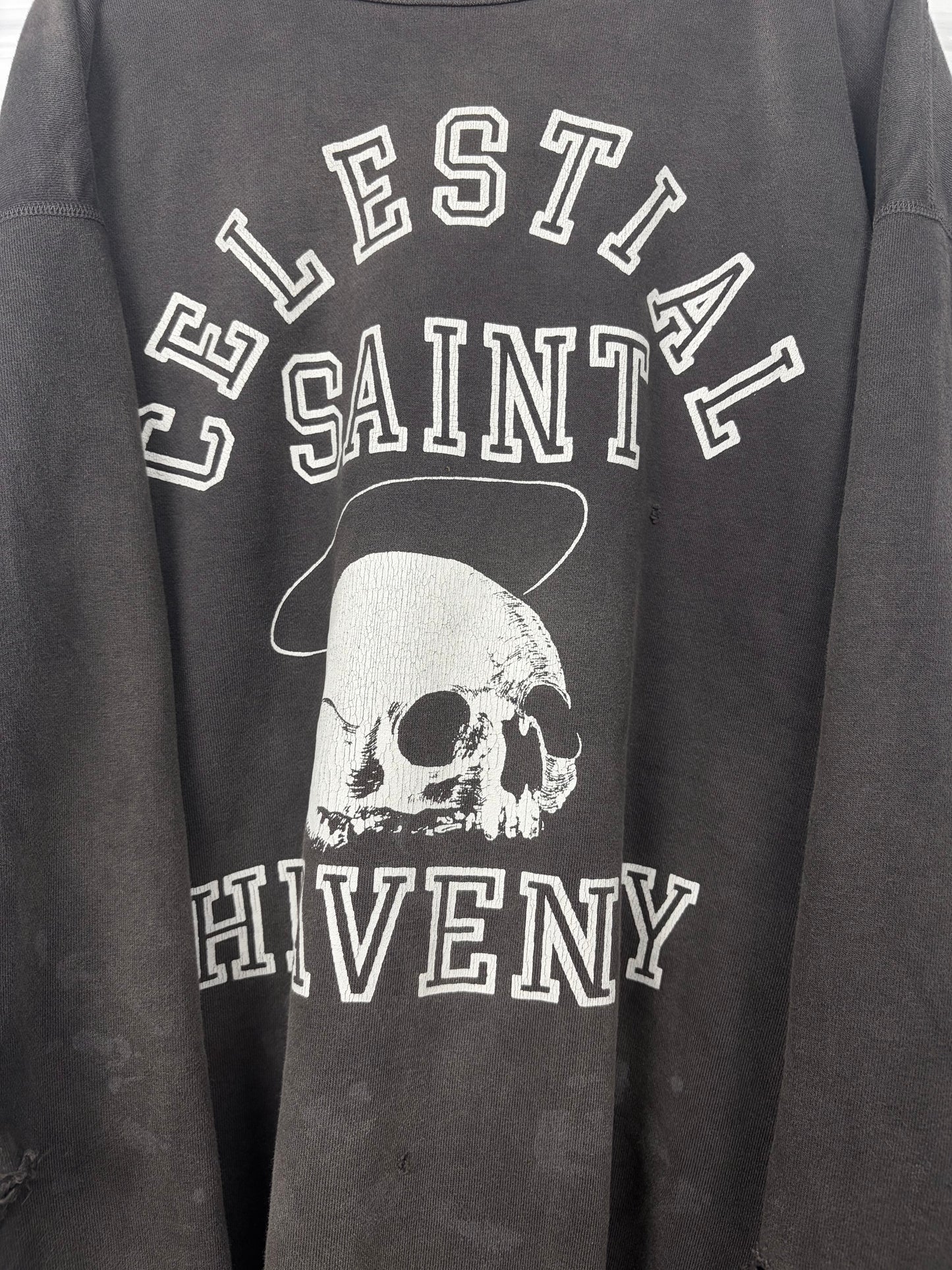 Saint Michael Distressed Sweater