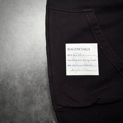Balenciaga sticker zip hoodie sample