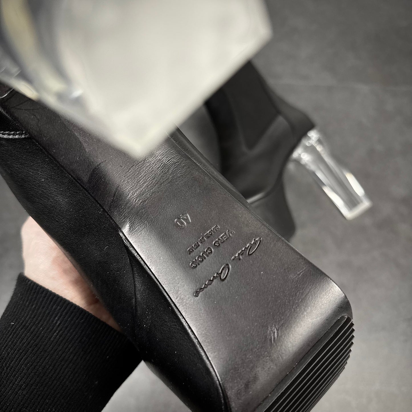 Rick Owens „Minimal Grill“ Kissheels F/W23 LUXOR
