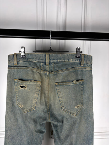Saint Laurent 2015 Crash Denim