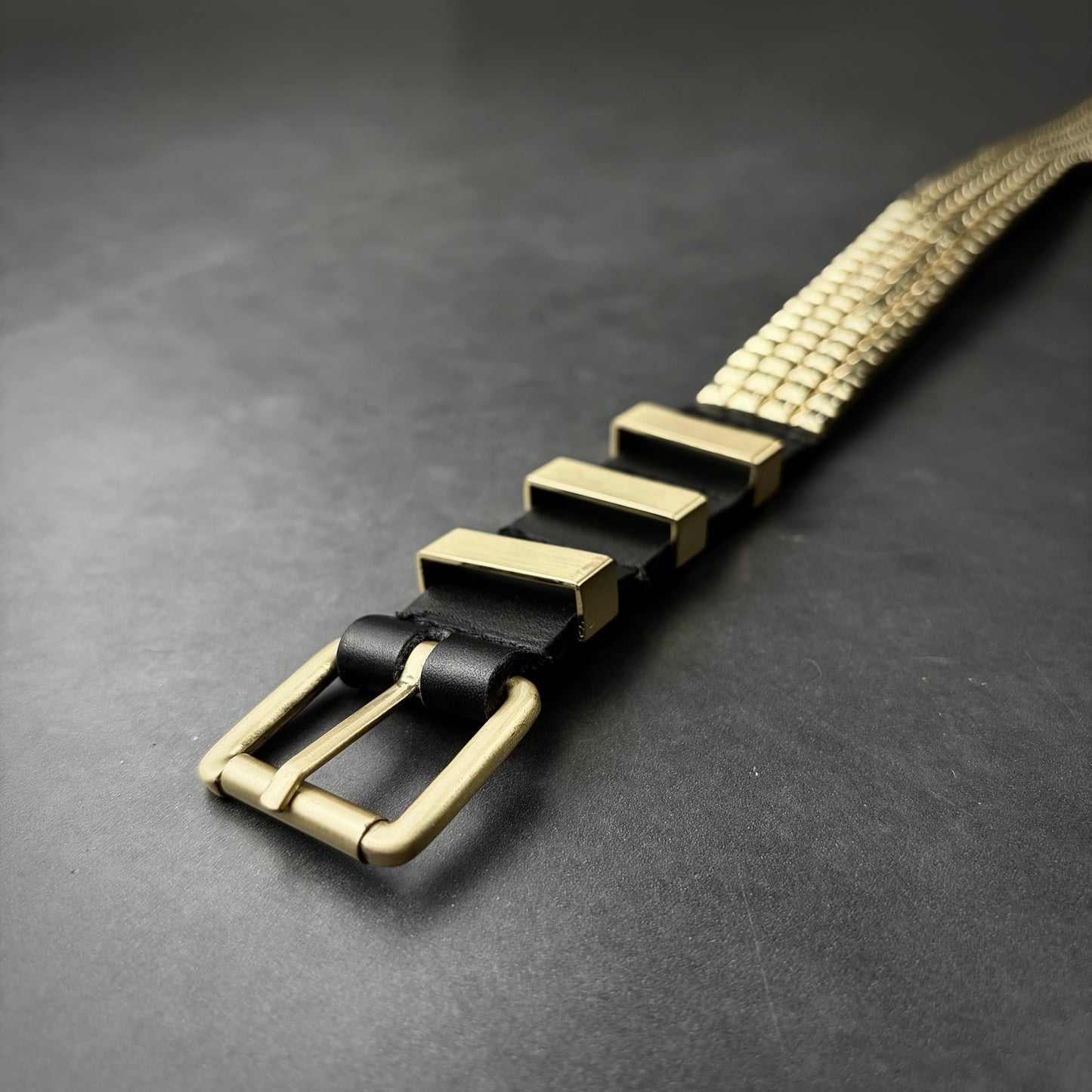 Faith Connexion Cow Leather Studded Belt