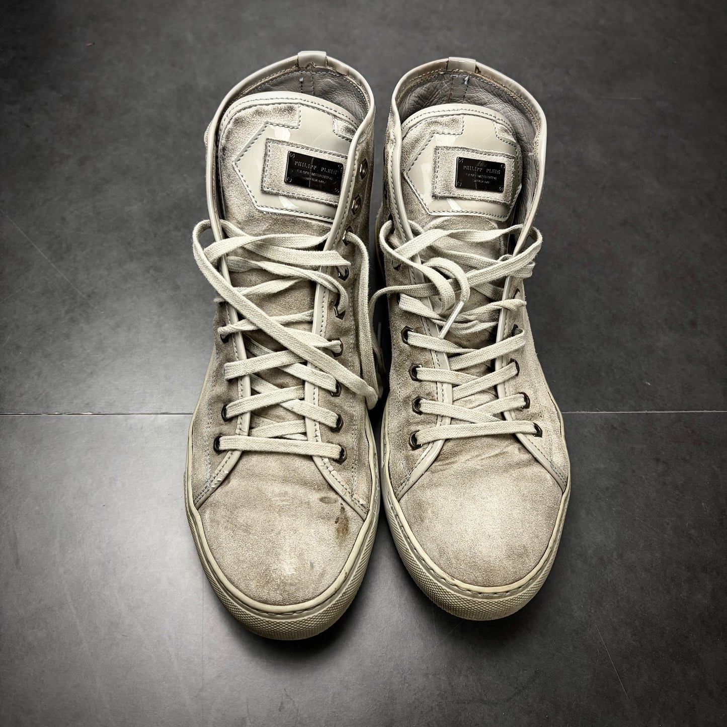 Philipp Plein Suede Skull Sneaker