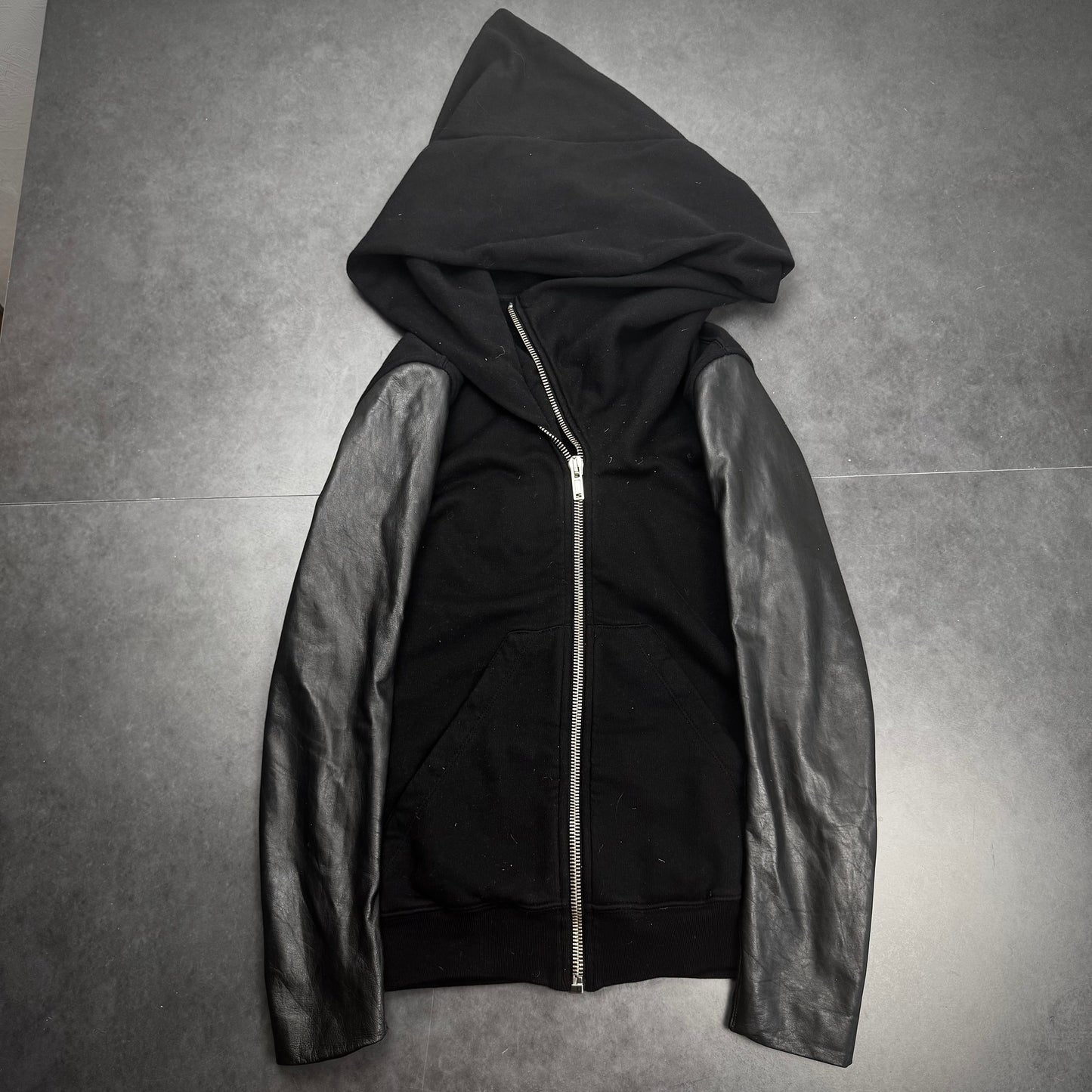 Rick Owens Olmar&Mirta Leather Wizard Hoodie