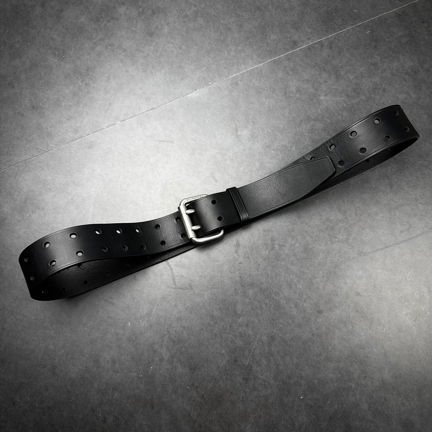 Balenciaga Double Prong Chunky Belt