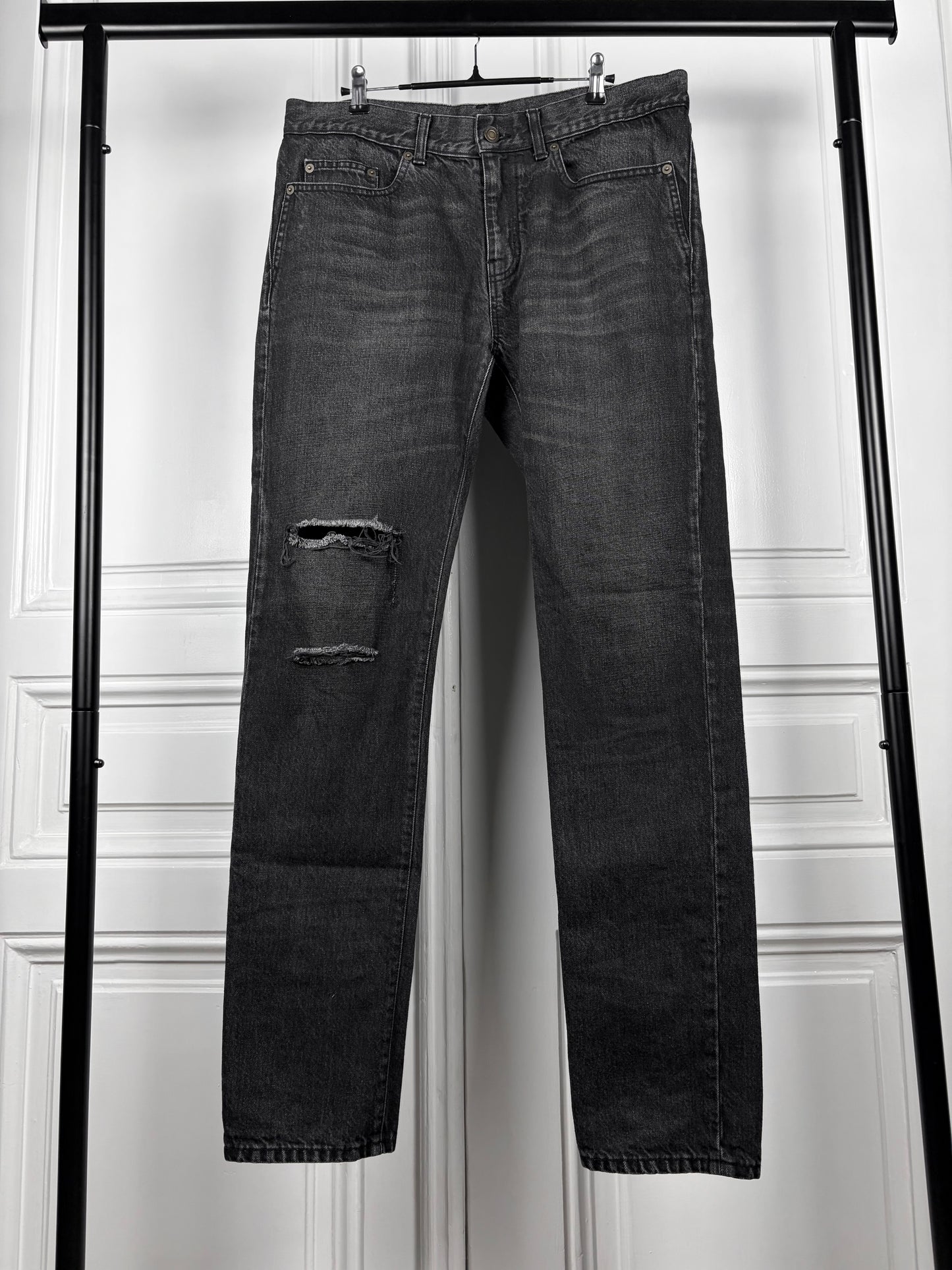 Saint Laurent D02 Distressed Denim