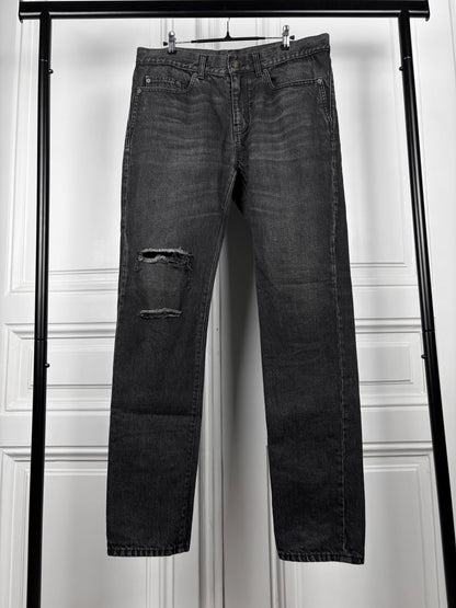 Saint Laurent D02 Distressed Denim