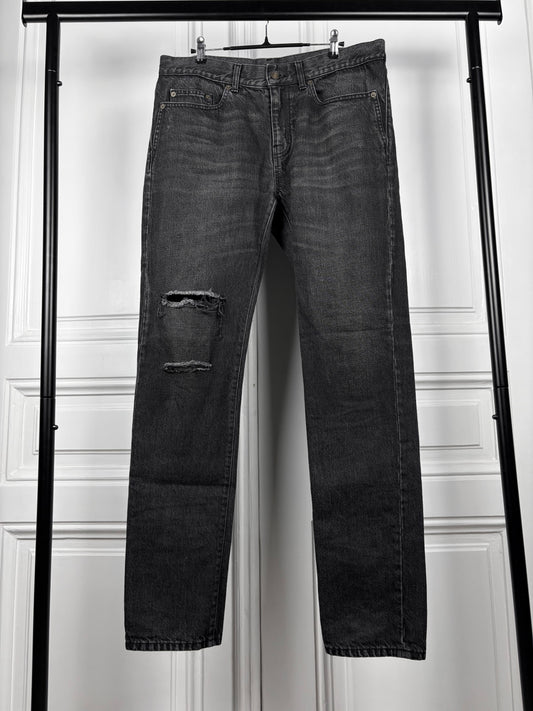 Saint Laurent D02 Distressed Denim