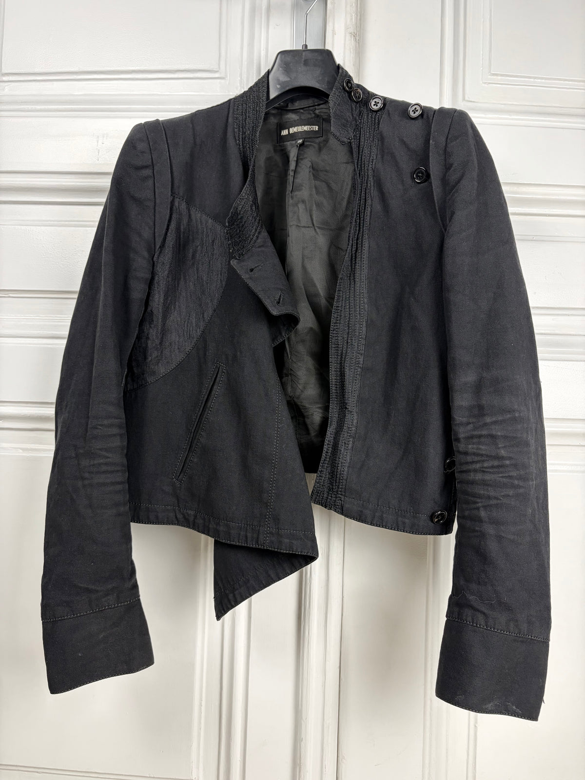 Ann Demeulemeester SS11 Canvas Fencing Jacket