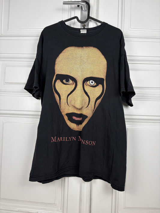 Marylin Manson Bootleg shirt late 2000s Gildan Blank