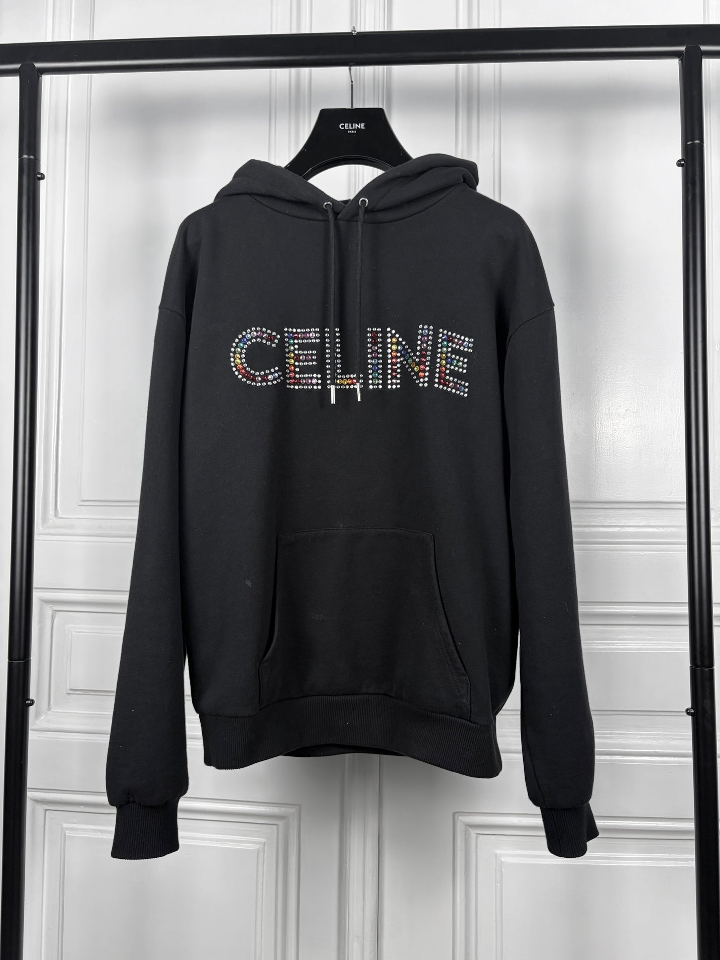 Celine Glitter Rainbow Hoodie