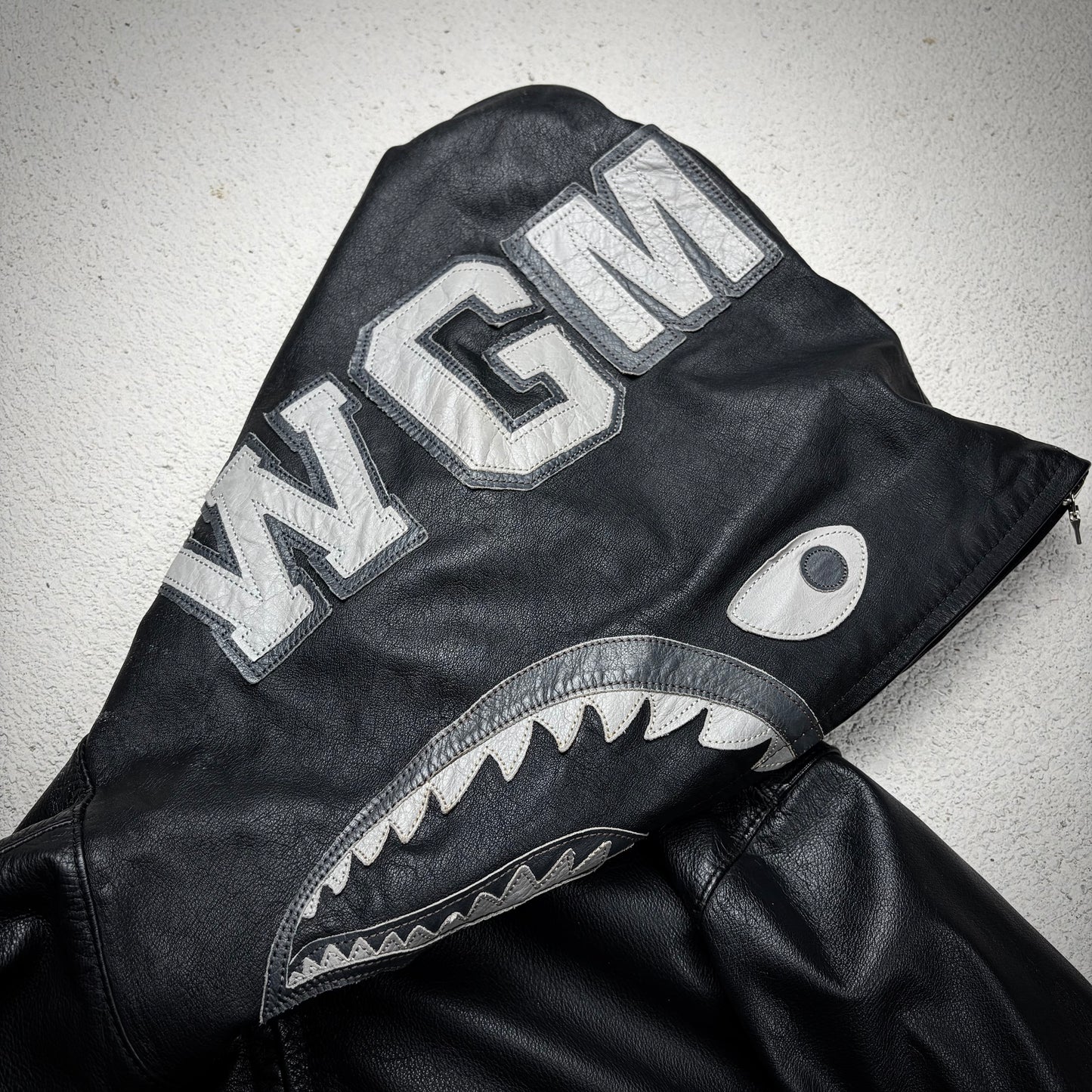 Bape Leather Hoodie/Jacket