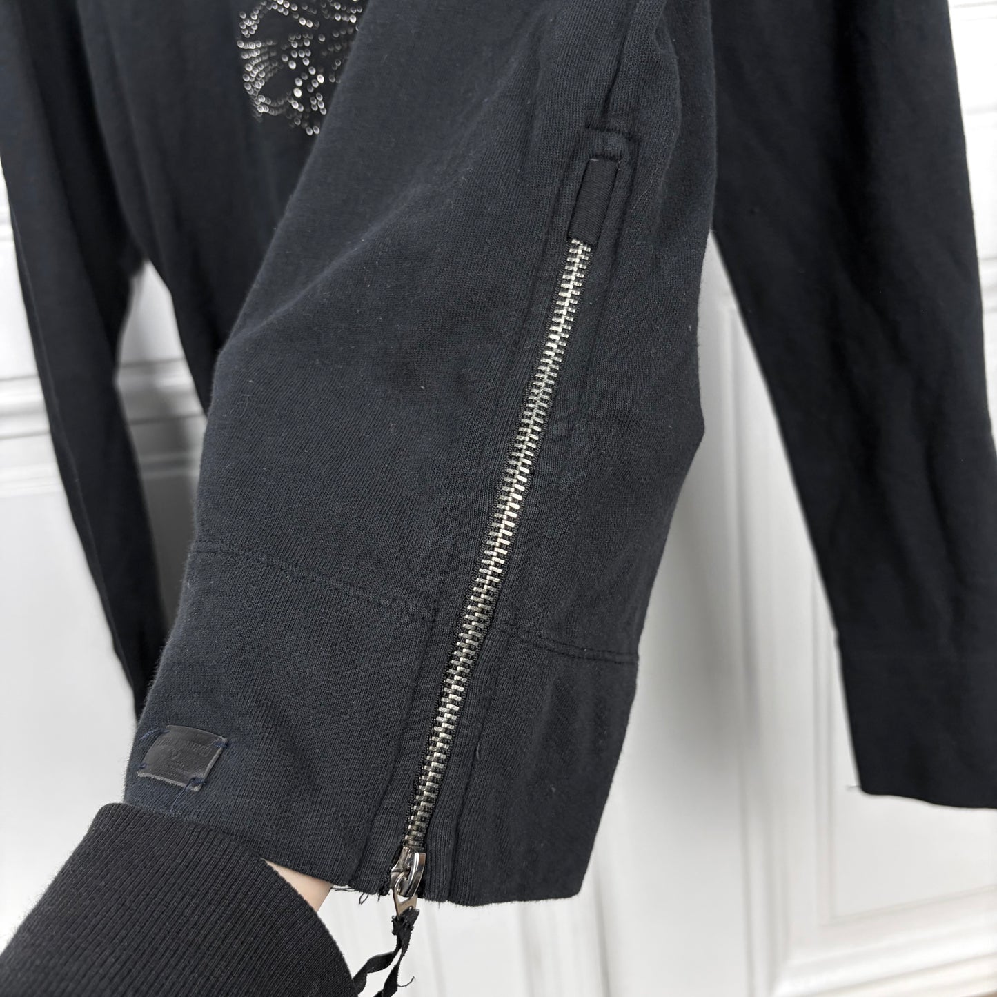 True Religion Leather Cross Sweater