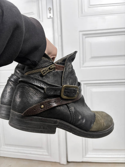 AS98 Gold Buckle Boots