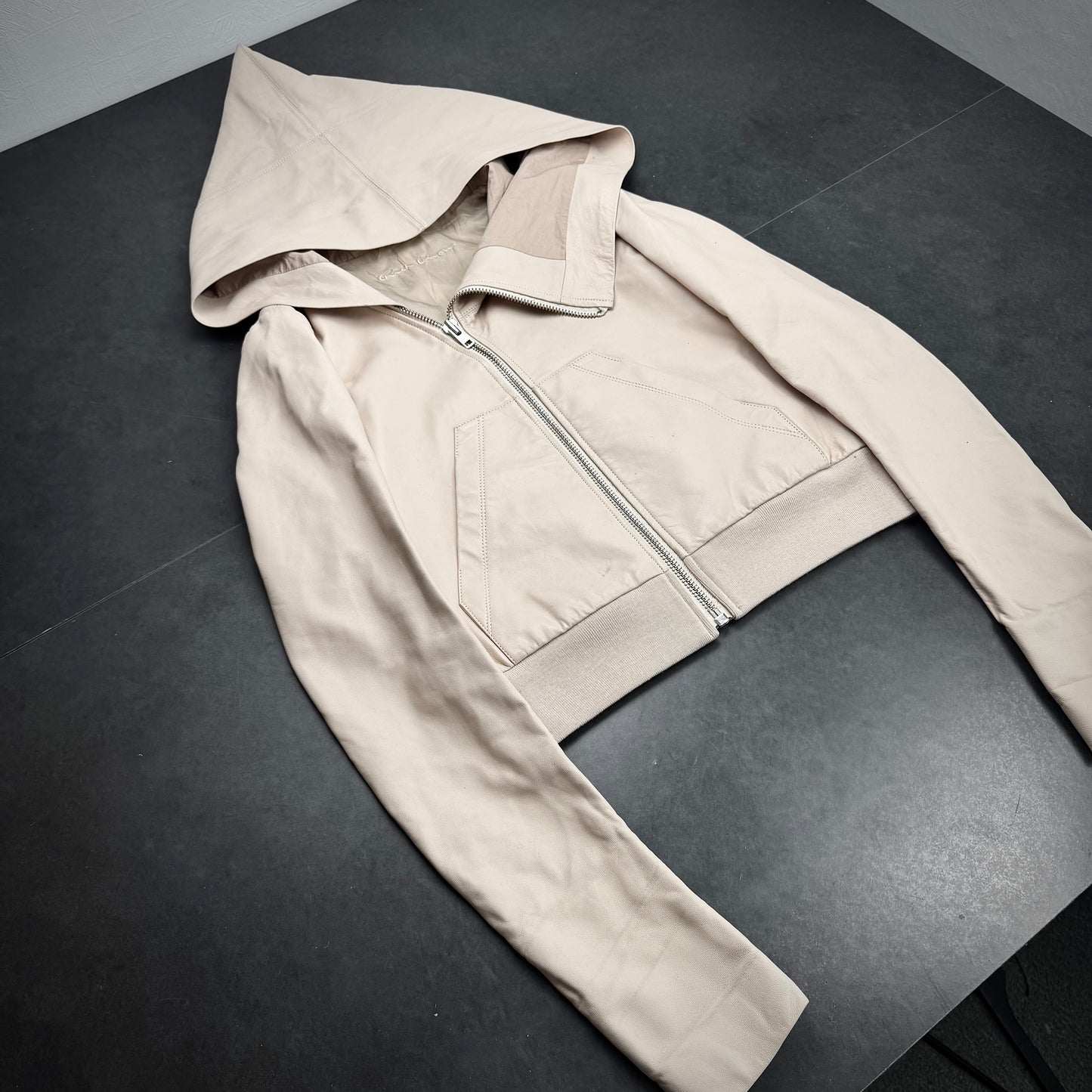 Rick Owens 2014 Olmar&Mirta Full Leather Wizard Hoodie