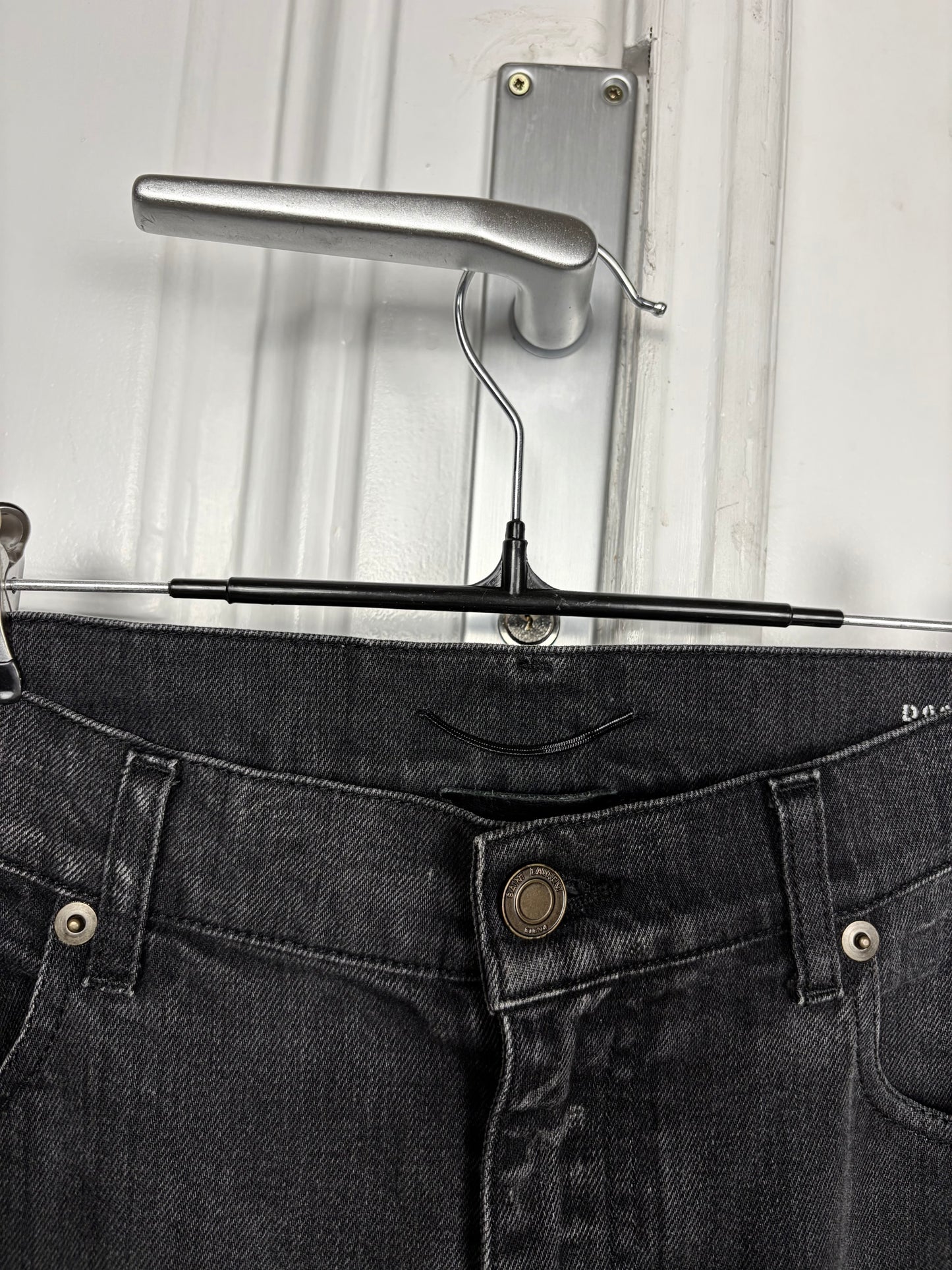 Saint Laurent 2016 Black Chain Denim