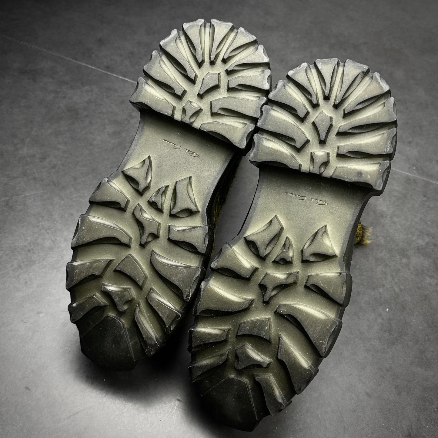 Rick Owens SAMPLE „Grinch“ Beatle Bozo Tractor Boots