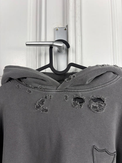 HTC Heavy Distressed Shield Hoodie