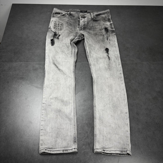 Philipp Plein Skull Crash Denim