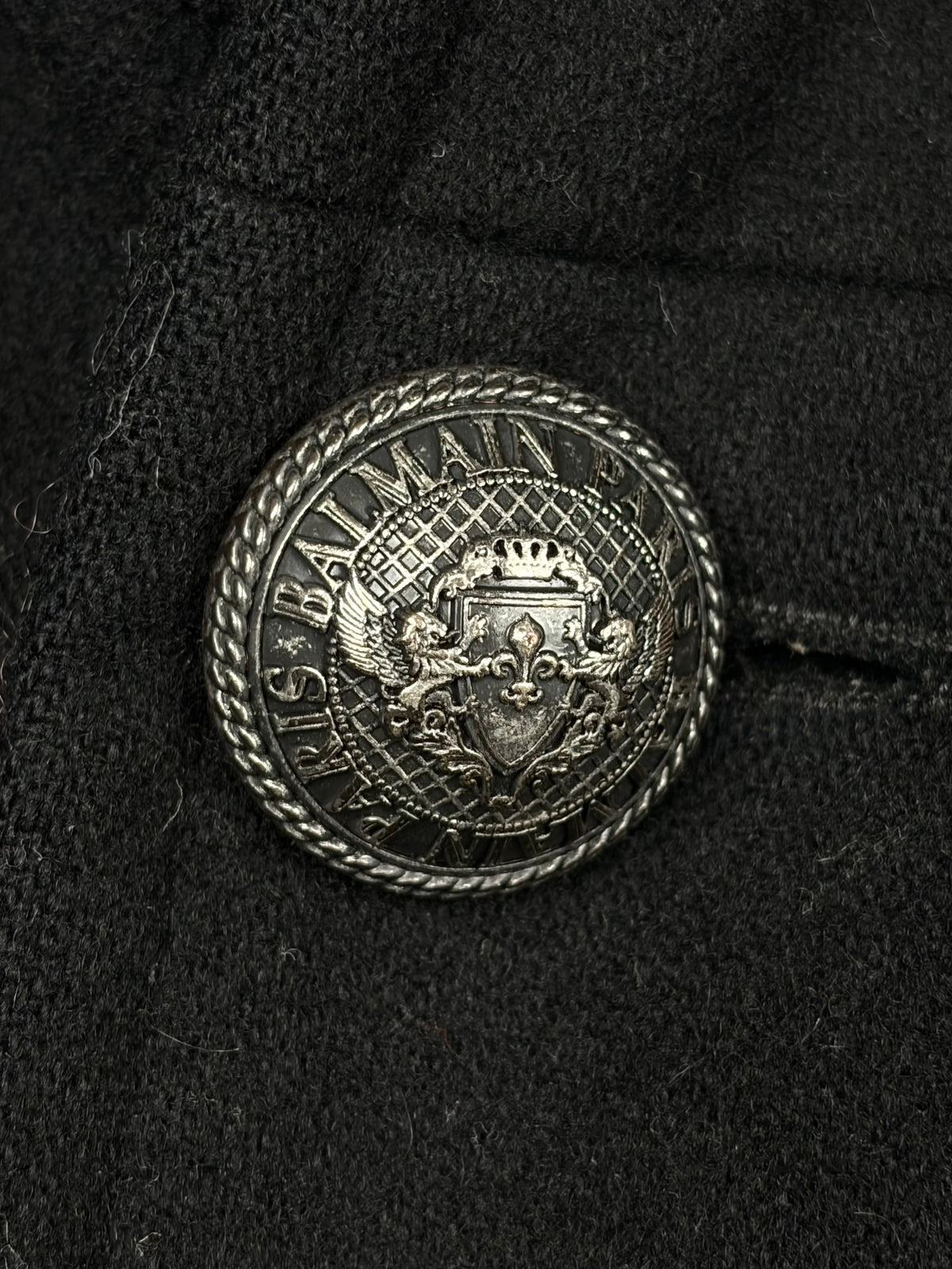 Balmain double breasted wool Coat
