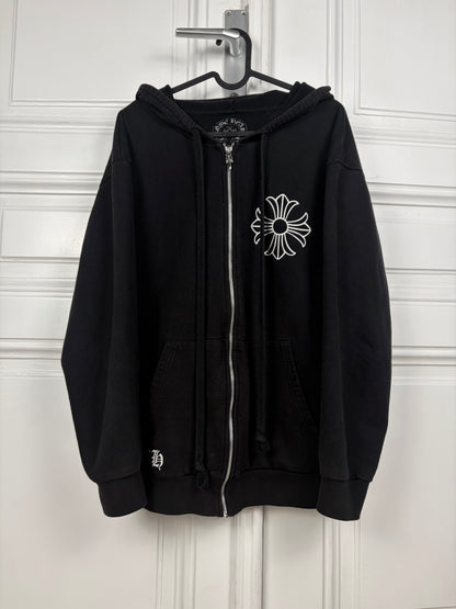 Chrome Hearts Plus Cross Dagger Zip Hoodie