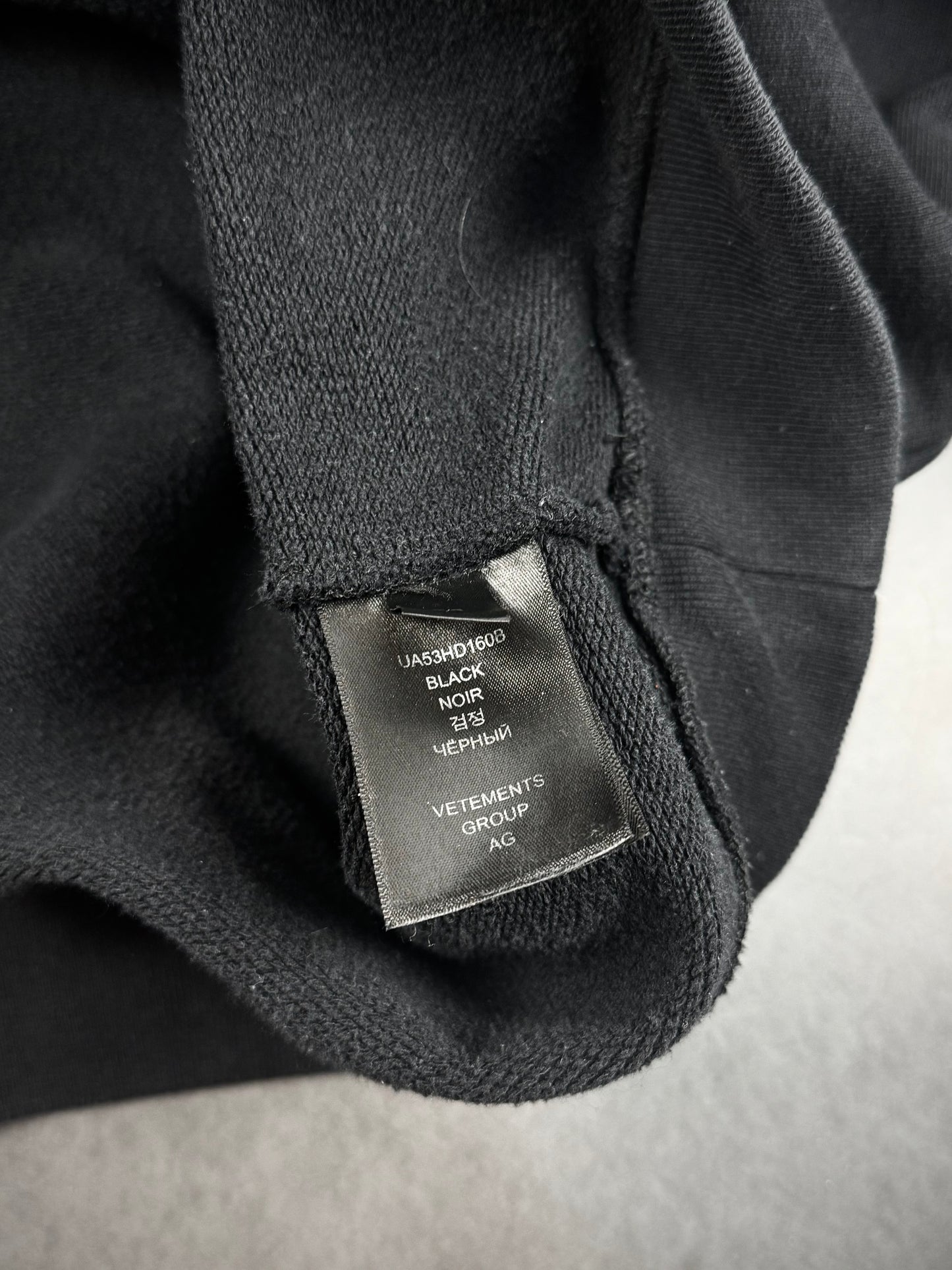 Vetements „Only Vetements“ Hoodie