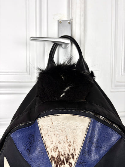 Fendi Monster Fur Backpack