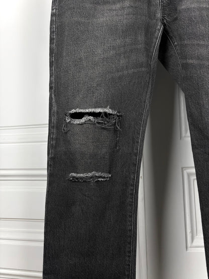 Saint Laurent D02 Distressed Denim