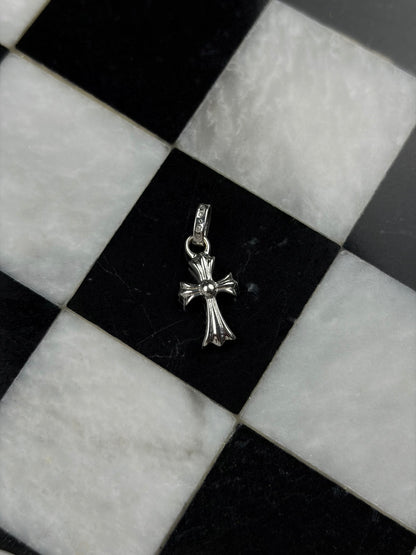 Chrome hearts 18k White Gold Babyfat Sapphire Pendant