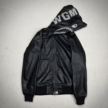 Bape Leather Hoodie/Jacket